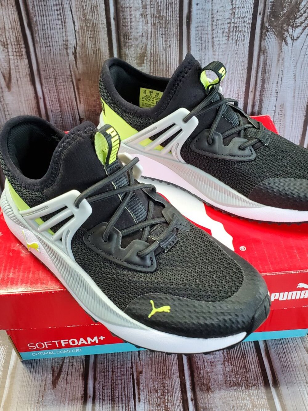 Fila Soft Form Shoes 13C Black Neon